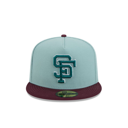 San Francisco Giants Beach Kiss Blue 59FIFTY A-Frame Fitted Hat