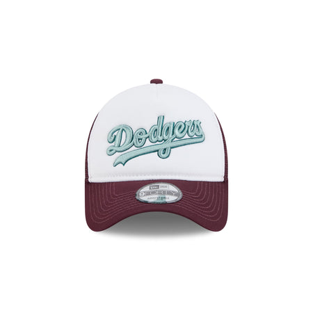 Los Angeles Dodgers Optic White 9FORTY A-Frame Snapback Hat