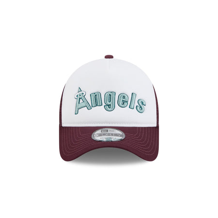 Los Angeles Angels Optic White 9FORTY A-Frame Snapback Hat