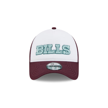 Buffalo Bills Optic White 9FORTY A-Frame Snapback Hat