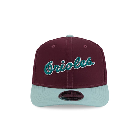 Baltimore Orioles Maroon 9SEVENTY Stretch-Snap Hat