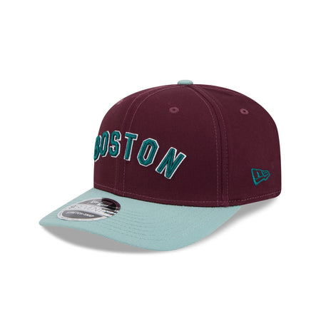 Boston Red Sox Maroon 9SEVENTY Stretch-Snap Hat