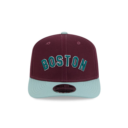 Boston Red Sox Maroon 9SEVENTY Stretch-Snap Hat