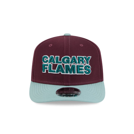 Calgary Flames Maroon 9SEVENTY Stretch-Snap Hat