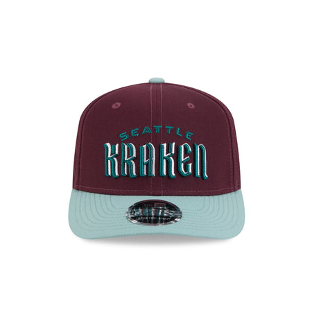 Seattle Kraken Maroon 9SEVENTY Stretch-Snap Hat