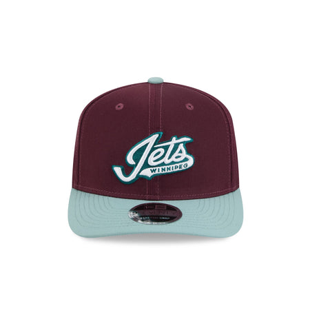 Winnipeg Jets Maroon 9SEVENTY Stretch-Snap Hat