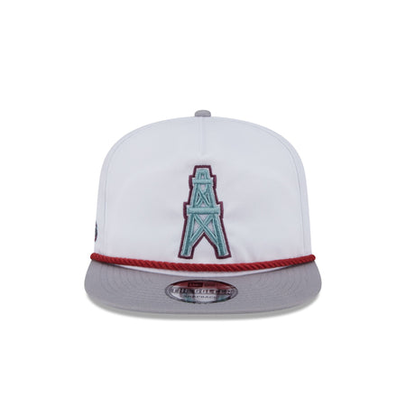 Oilers Optic White Golfer Hat