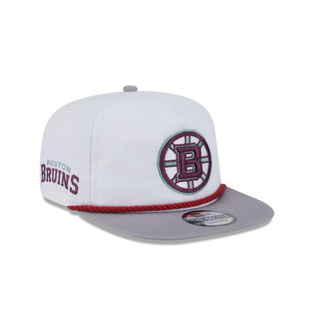 Boston Bruins Optic White Golfer Hat