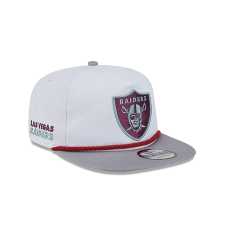 Las Vegas Raiders Optic White Golfer Hat