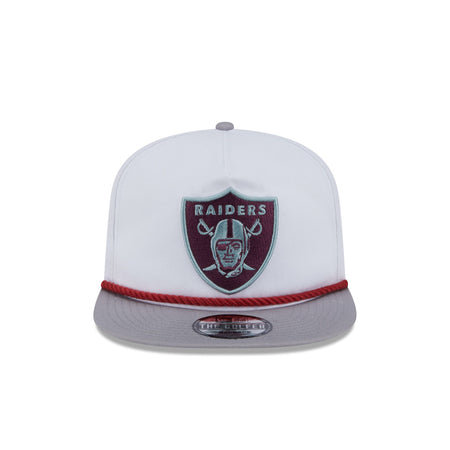 Las Vegas Raiders Optic White Golfer Hat