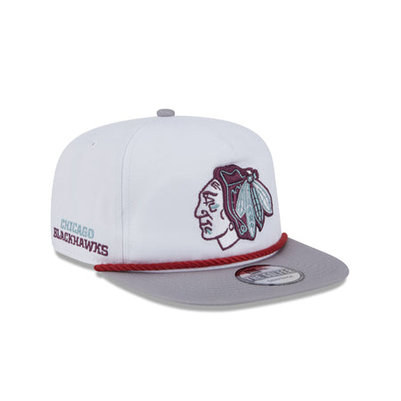 Chicago Blackhawks Optic White Golfer Hat