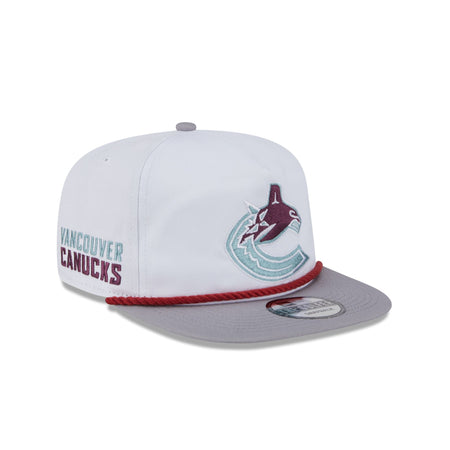 Vancouver Canucks Optic White Golfer Hat