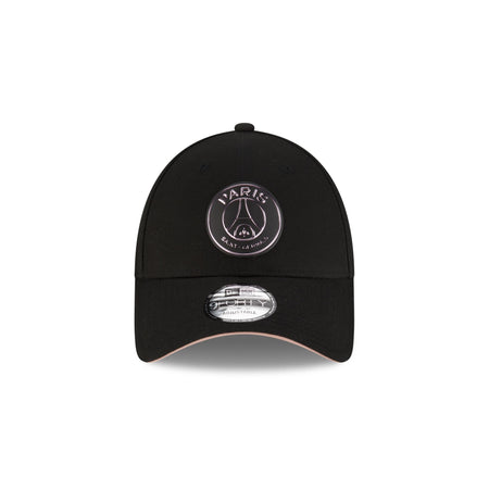 Paris Saint-Germain Black 9FORTY Adjustable Hat