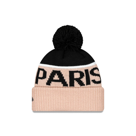 Paris Saint-Germain Rose Pom Knit Hat