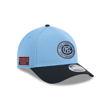 New York City FC 2025 Jersey Hook 9FORTY M-Crown A-Frame Snapback Hat