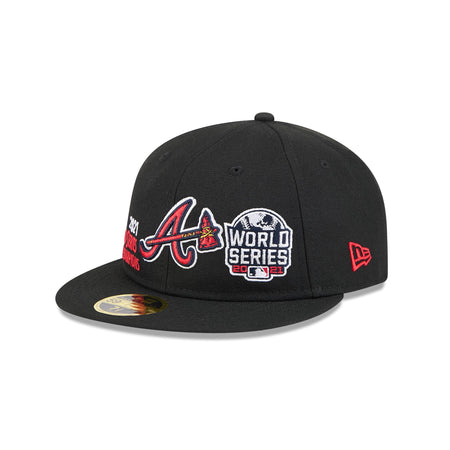 Atlanta Braves Championship Pack Retro Crown 59FIFTY Fitted Hat