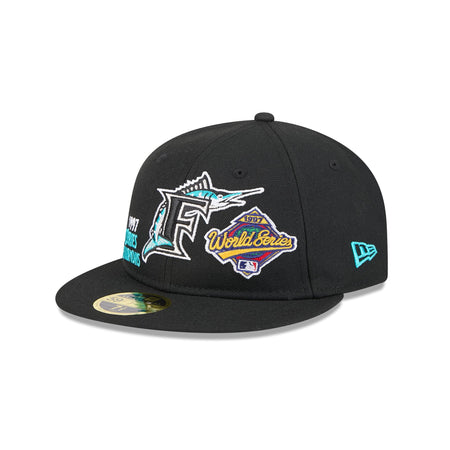 Miami Marlins Championship Pack Retro Crown 59FIFTY Fitted Hat