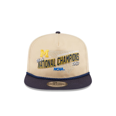 Michigan Wolverines 1989 National Champions Golfer Hat