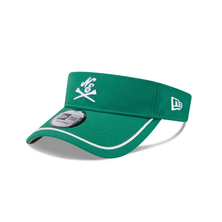 New Era Cap Green and Gold Pack Visor Hat