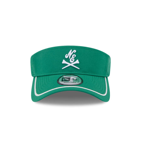 New Era Cap Green and Gold Pack Visor Hat