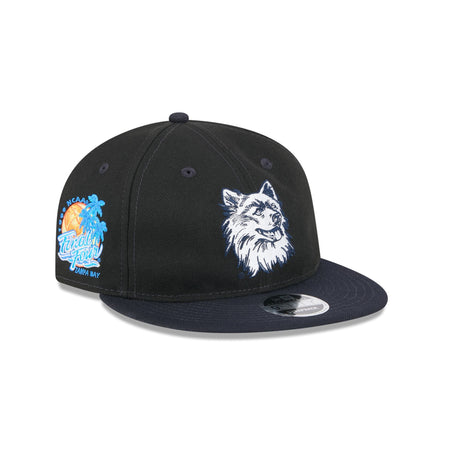 Connecticut Huskies Tournament Side Patch Retro Crown 9FIFTY Strapback Hat