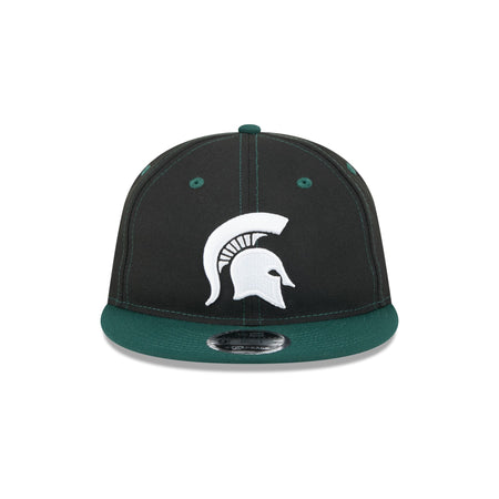 Michigan State Spartans Tournament Side Patch Retro Crown 9FIFTY Strapback Hat