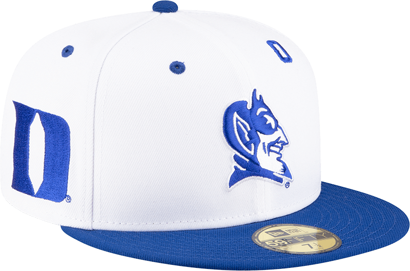 Jayson Tatum x Duke Blue Devils White 59FIFTY Fitted Hat