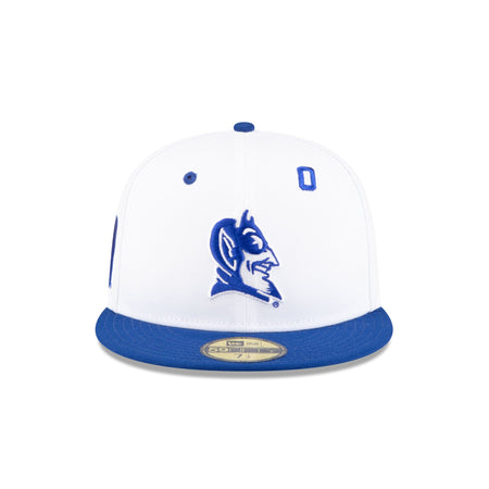 Jayson Tatum x Duke Blue Devils White 59FIFTY Fitted Hat