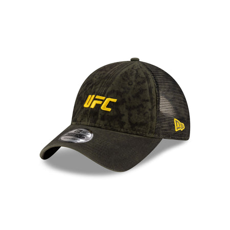 UFC Oil Wash Olive 9TWENTY Trucker Hat