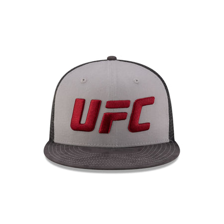 UFC Suede Gray 9FIFTY Trucker Hat