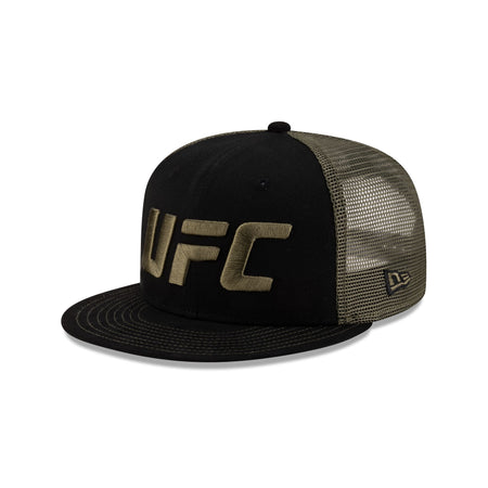 UFC Suede Black 9FIFTY Trucker Hat