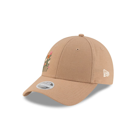 New Era Cap Women's Floral Brown 9FORTY Snapback Hat