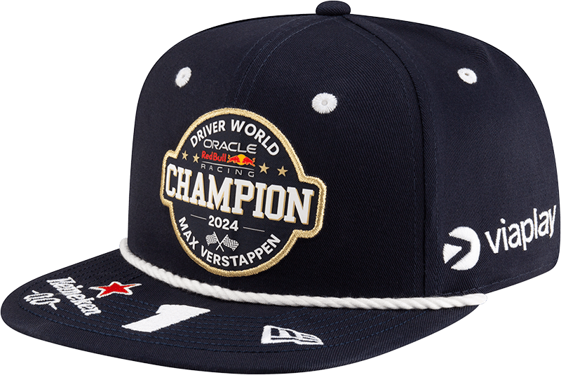 Oracle Red Bull Racing Max Verstappen 2024 Driver World Champion 9FIFTY Original Fit Snapback Hat