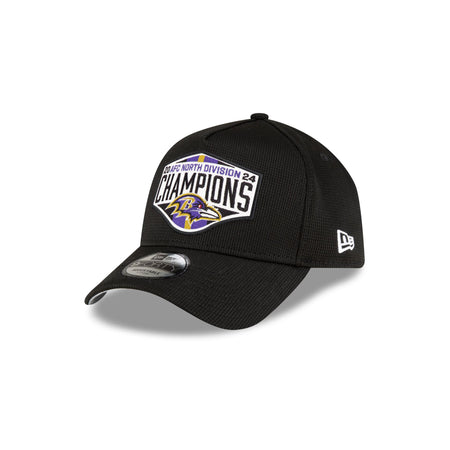 Baltimore Ravens 2024 Division Champion Locker Room 9FORTY A-Frame Snapback Hat