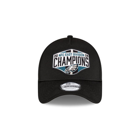 Philadelphia Eagles 2024 Division Champion Locker Room 9FORTY A-Frame Snapback Hat