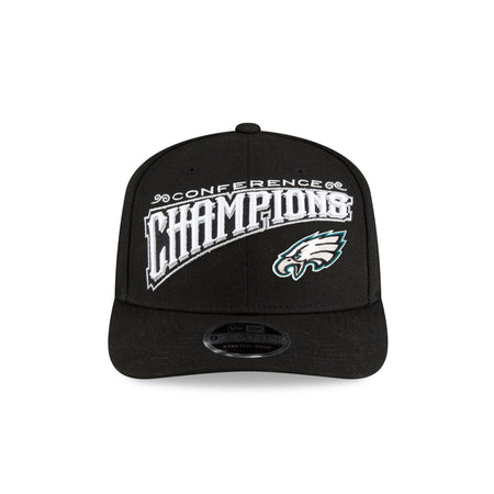 Philadelphia Eagles 2024 Conference Champions Locker Room 9SEVENTY Stretch-Snap Hat