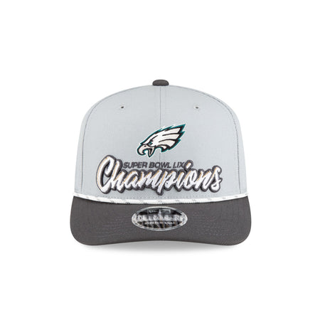 Philadelphia Eagles Super Bowl LIX Champions Locker Room 9SEVENTY Stretch-Snap Hat