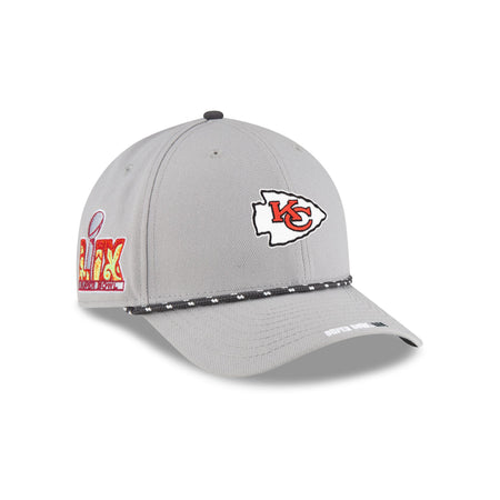 Kansas City Chiefs Super Bowl LIX Sideline 9FORTY M-Crown Snapback Hat