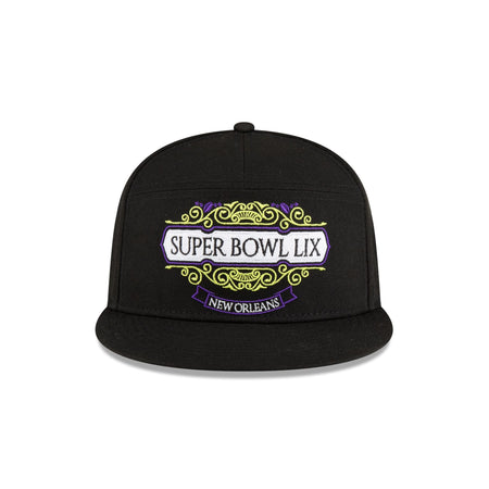 Philadelphia Eagles Super Bowl LIX Tarmac 9FIFTY Split Panel Snapback Hat