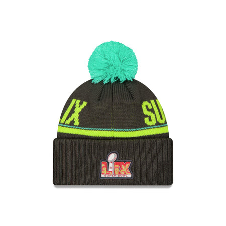 Philadelphia Eagles Super Bowl LIX Participation Pom Knit Hat