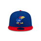 Kansas Jayhawks College Vault Blue 9FIFTY Snapback Hat