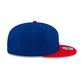 Kansas Jayhawks College Vault Blue 9FIFTY Snapback Hat