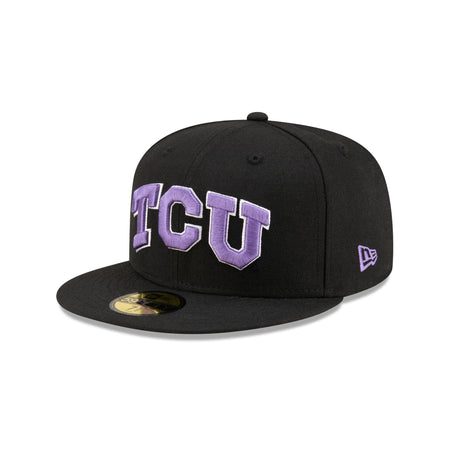 TCU Horned Frogs Black 59FIFTY Fitted