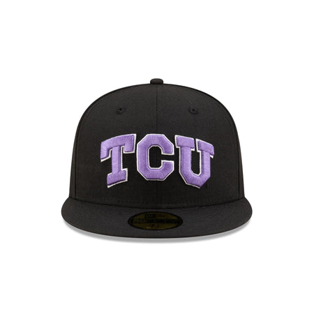 TCU Horned Frogs Black 59FIFTY Fitted