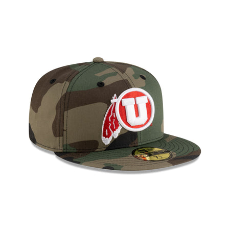 Utah Utes Woodland 59FIFTY Fitted