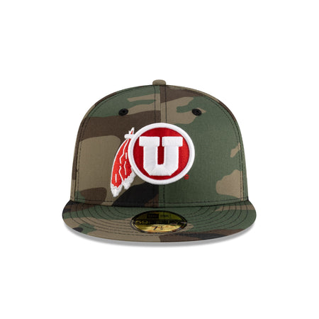 Utah Utes Woodland 59FIFTY Fitted