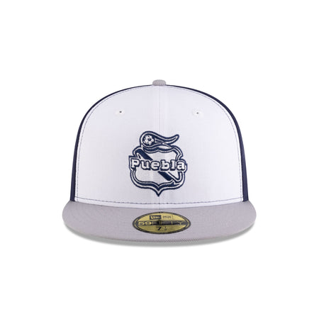 Club Puebla FC White 59FIFTY Fitted Hat