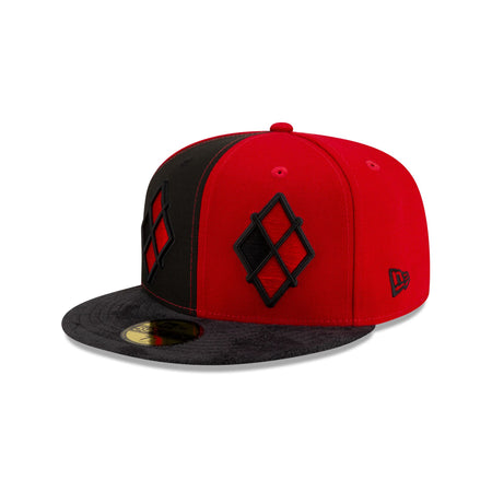 Harley Quinn Split 59FIFTY Fitted Hat