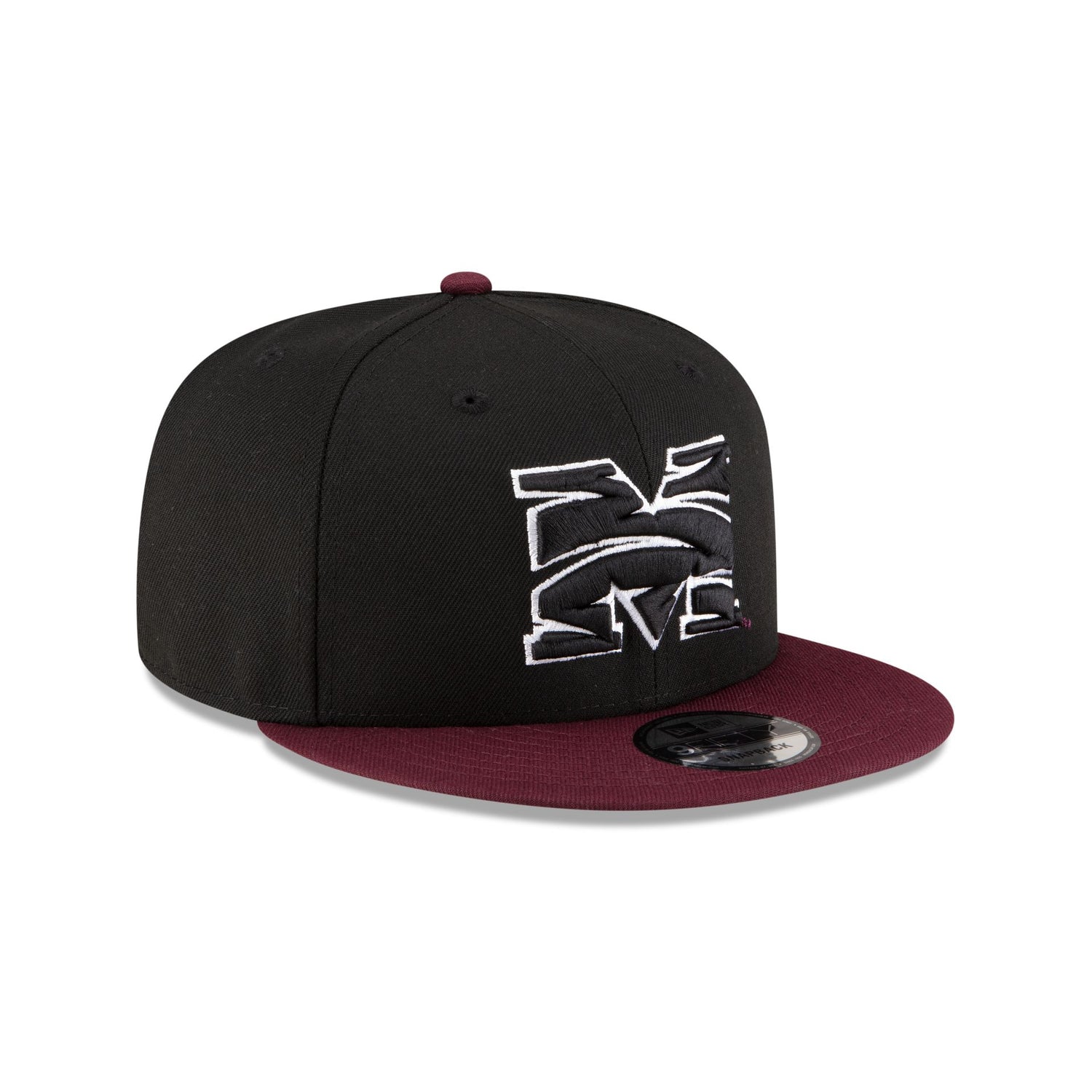 Morehouse Tigers Black Maroon 9FIFTY Snapback Hat