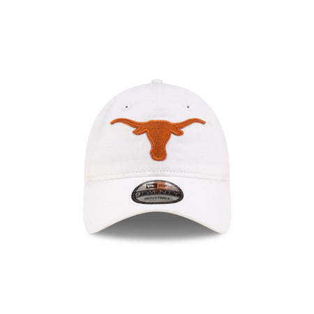 Texas Longhorns White 9TWENTY Adjustable